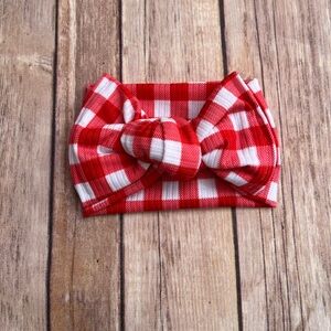 Gingham bow